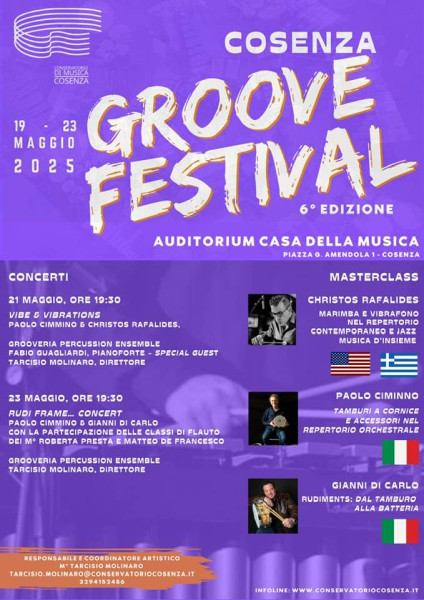 COSENZA GROOVE FESTIVAL  6° Edizione