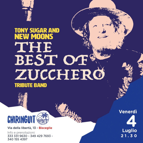 Tony Sugar and New Moons - The best of Zucchero tribute band live a Bisceglie