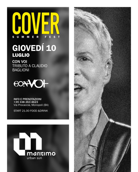 Con Voi - Tributo a Claudio Baglioni live at Marittimo