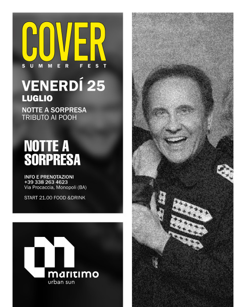 Notte a Sorpresa - Tributo ai Pooh live at Marittimo