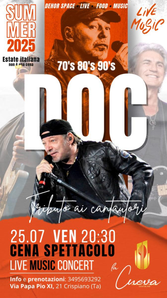 DOC TRIBUTE BAND NIGHT!