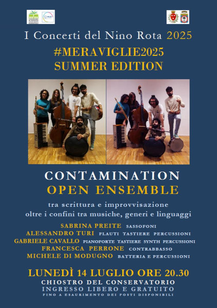 #MERAVIGLIE2025 SUMMER EDITION  Contamination Open Ensemble