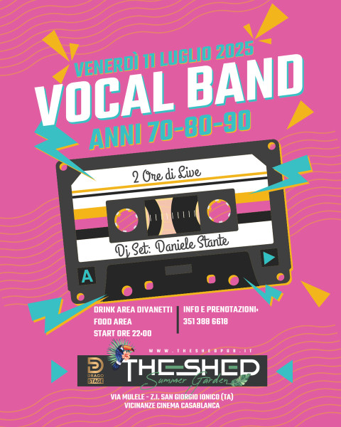 Vocal Band LIVE - Anni 70-80-90