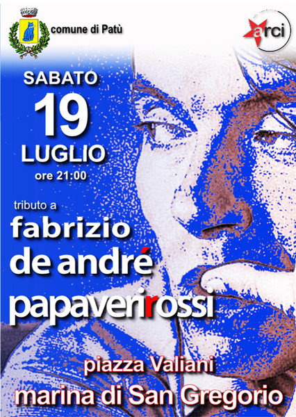 Tributo a Fabrizio De André - PAPAVERI ROSSI
