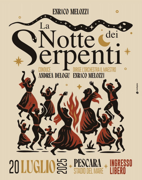 Sale L’attesa per la 3ª Edizione de la Notte Dei Serpenti! il Concertone Ideato e Diretto dal Maestro Enrico Melozzi per Celebrare la Cultura e la Musica Tradizionale Abruzzese
