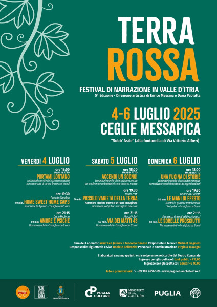 TERRA ROSSA - Festival di narrazione in Valle d'Itria