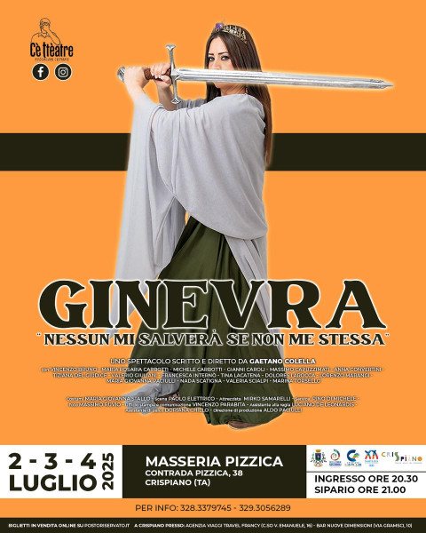 "Ginevra - Nessun mi salverà se non me stessa"