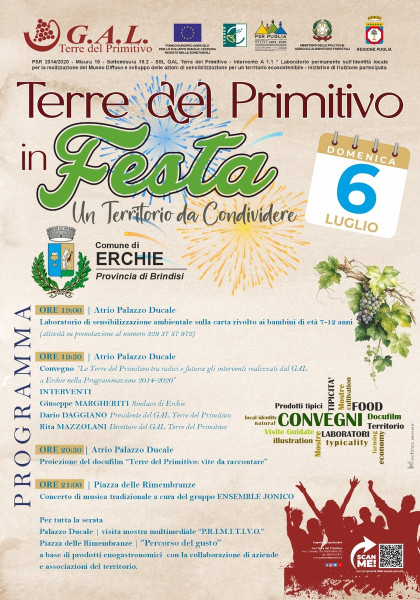 Terre del Primitivo in Festa, un territorio da condividere