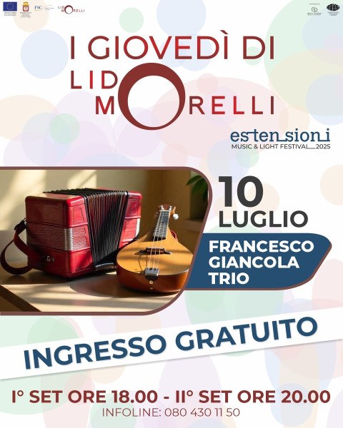 I Giovedì di Lido Morelli - Francesco Giancola Trio