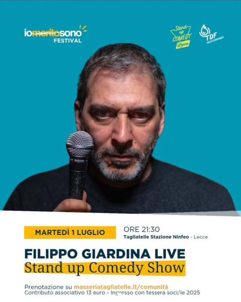Filippo Giardina LIVE - stand up comedy show a Lecce