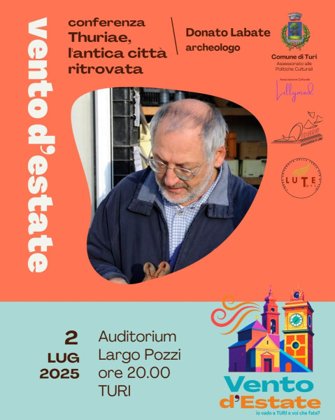 Thuriae , l'antica città ritrovata conferenza dell'Archeologo Donato Labate