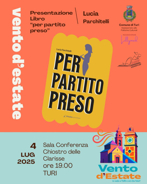 Per partito preso, incontro con l'autrice Lucia Parchitelli
