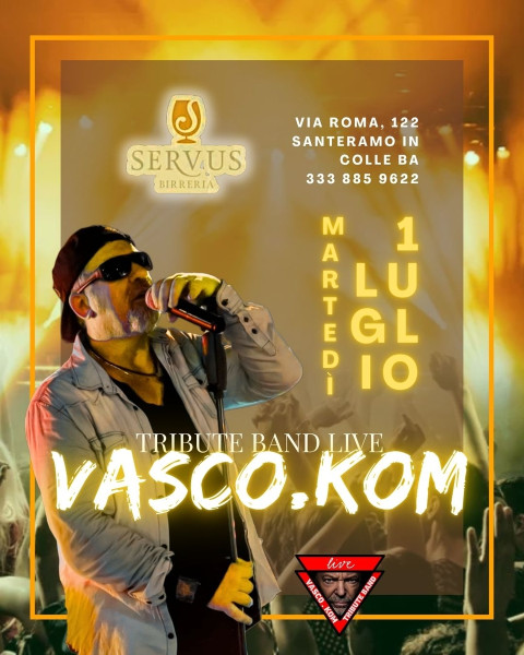Vasco.Kom live al Servus