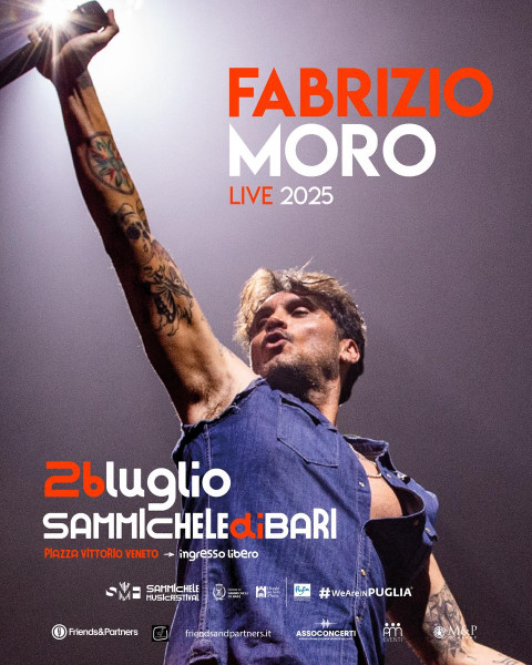 FABRIZIO MORO al Sammichele Music Festival