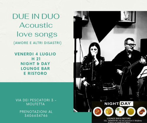 Due in Duo Live Night&Day Lounge bar e ristoro
