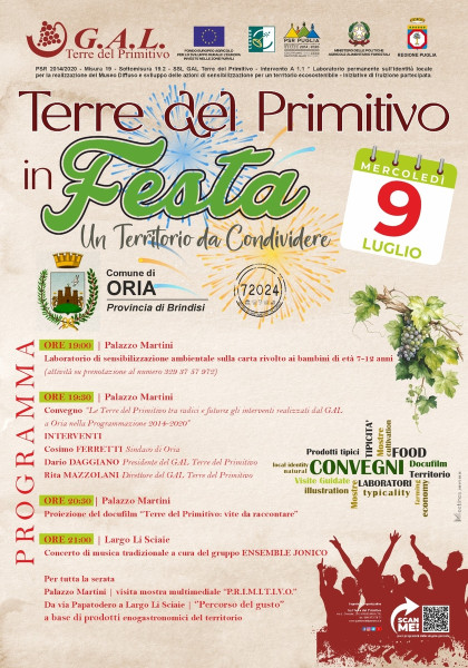 Terre del Primitivo in Festa - Un territorio da Condividere