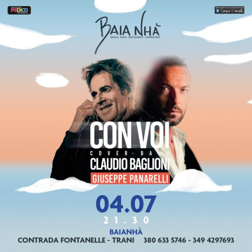 CON VOI Tributo A Baglioni live a Trani