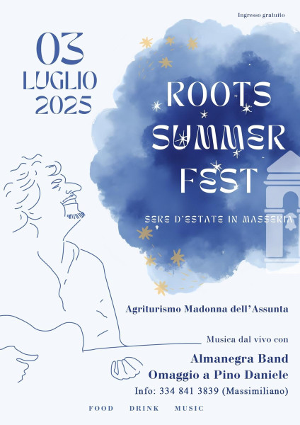 ALMANEGRA Pino Daniele Tribute Band all'AGRITURISMO MADONNA DELL'ASSUNTA