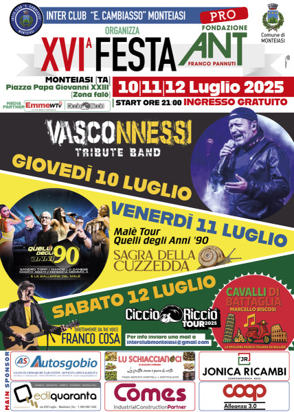 XVI^ Festa Pro-ANT 2025