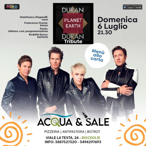 Planet Earth - Duran Duran tribute live a Bisceglie
