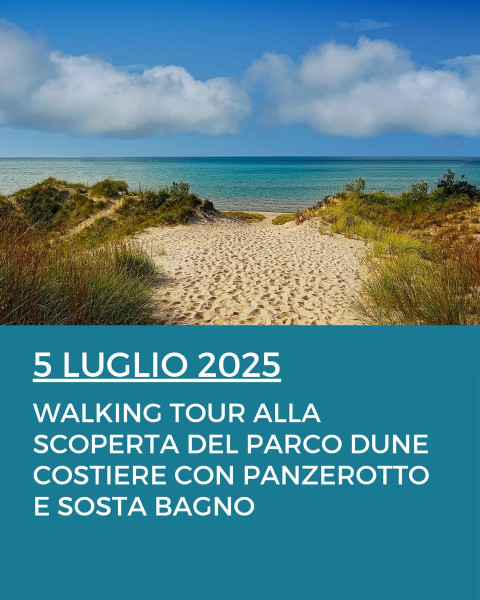 WALKING TOUR E PANZEROTTO NEL PARCO DUNE COSTIERE