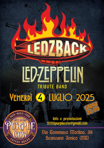 LedZBack - Led Zeppelin Tribute live