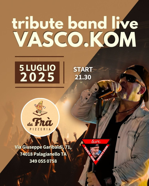 Vasco.Kom live da Frà - Pizzeria