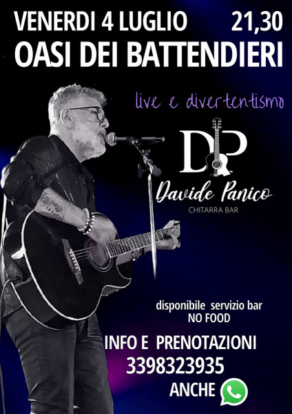 Un mare di musica sul Mar Piccolo con Davide Panico