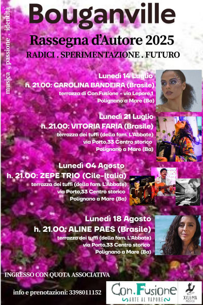 BOUGANVILLE - Rassegna di musica d'autore 2025