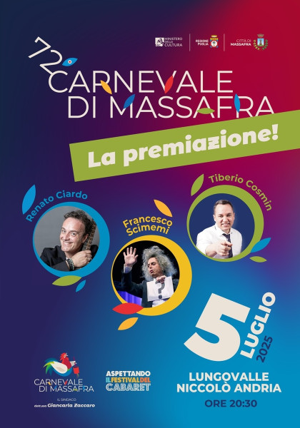 Premiazione 72^ edizione del Carnevale di Massafra