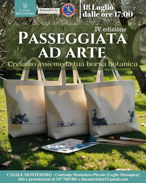 Passeggiata ad arte| Creiamo la tua borsa botanica