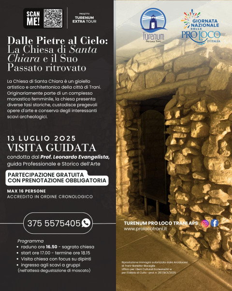 DALLE PIETRE AL CIELO: la chiesa di Santa Chiara e il suo passato ritrovato
