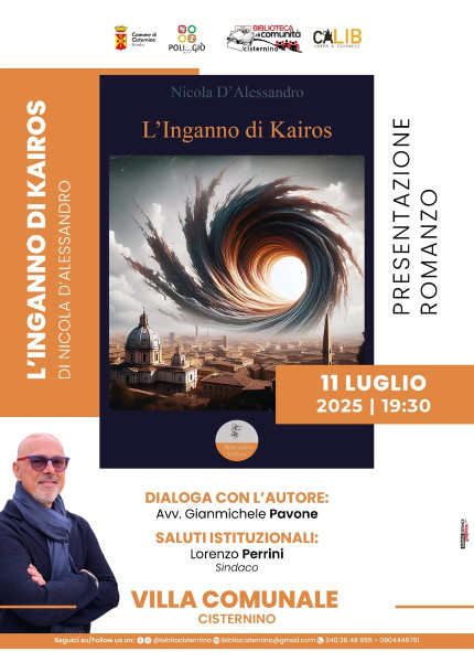 Incontri letterari: L'INGANNO DI KAIROS