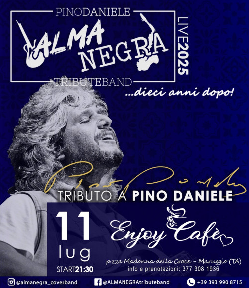 ALMANEGRA Pino Daniele Tribute Band al ENJOY CAFE'
