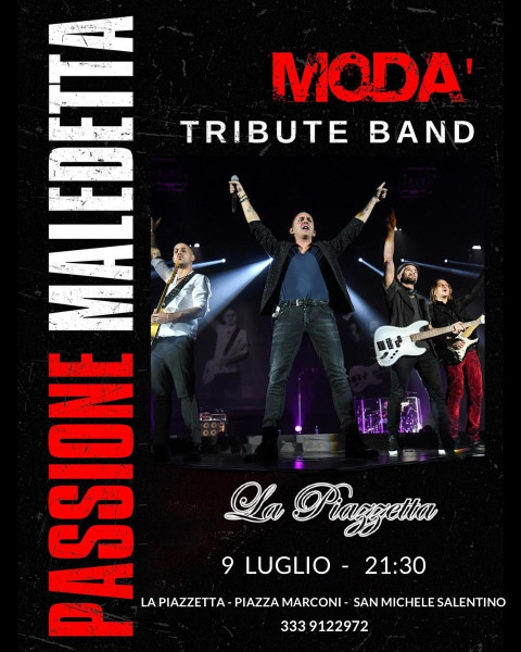 Modà Tribute Band Live Piazza Marconi, San Michele Salentino (BR)