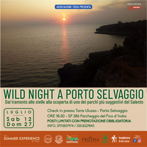 Wild night a Porto Selvaggio