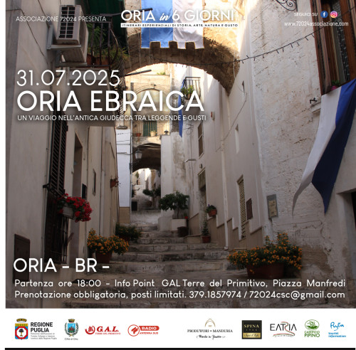 Oria ebraica: Un viaggio nell'antica giudecca tra leggende e gusti