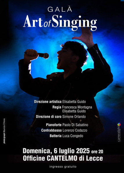 "Summer Gala" dell'Accademia musicale "Art of singing" domani alle Officine Cantelmo di Lecce: ospite il pianista jazz Paolo Di Sabatino