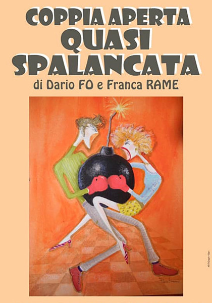 "A Teatro nel Parco" con "Coppia aperta quasi spalancata" di Dario Fo e Franca Rame, giovedì 31 luglio a Manduria