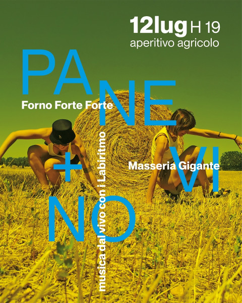PANE + VINO (APERITIVO AGRICOLO) con concerto dei LABIRITMO