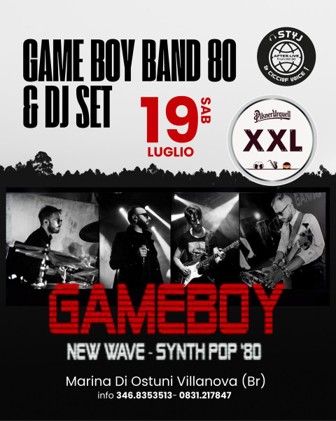 Game Boy Band 80 & DJ Set
