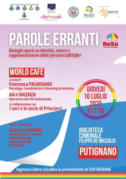 Parole Erranti - World Cafe'