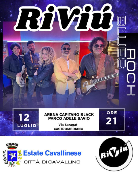 Concerto rock-blues dei Riviú- Estate Cavallinese