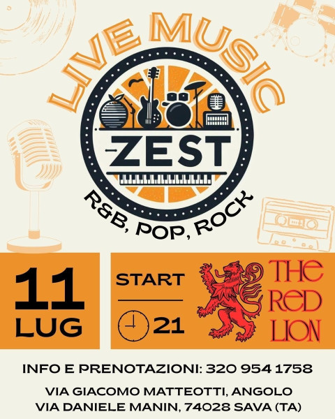 Zest The Band - Live al Red Lion