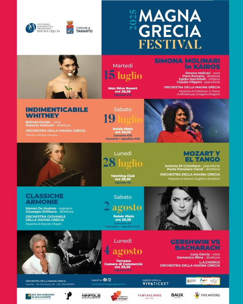 MAGNA GRECIA FESTIVAL 2025 Concerti al Tramonto