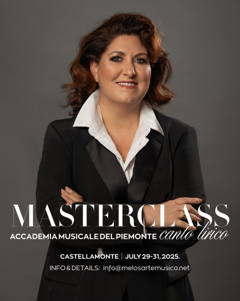 A fine luglio Anna Pirozzi a Castellamonte per la Masterclass