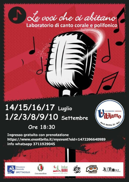 Le Voci Che ci Abitano - Laboratorio di Canto Polifonico