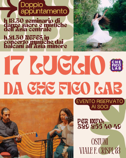 Seminario di Danze Sacre e Mistiche Dell’asia Centrale