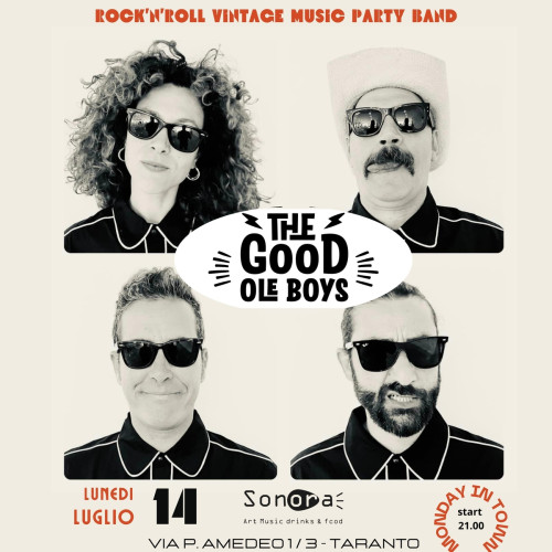 "Monday in Town", presenta: "The Good Ole Boys" live