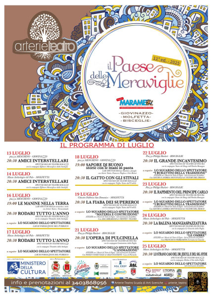 Il Paese delle Meraviglie - Marameo festival XI^ ed. 2025 - gli eventi di luglio!